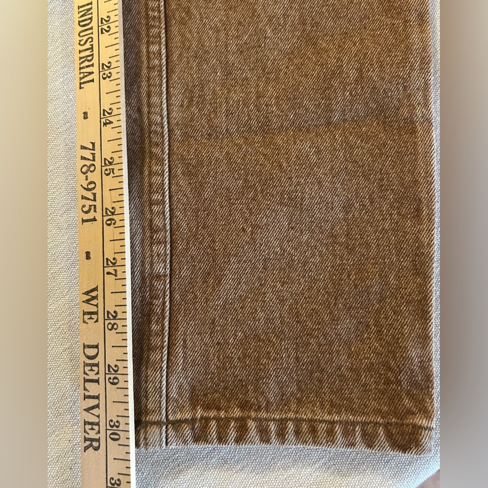 Vintage Silver Rider Denim Jeans Brown Wash New With Tags Size 5/6 - Picture 9 of 10